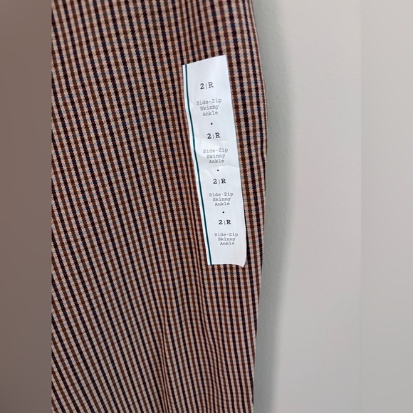 A New Day Women's High Rise Plaid Dress Pants Size 2 Multicolor - Picture 2 of 5